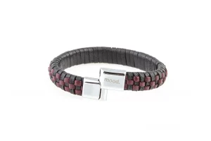 mood.® "mixx" Herren Echtleder Premium Armband