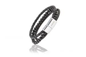 mood.® "mare" Herren Armband Echtleder